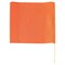 Cargo Maxx Tricot Orange Flag 24x24 w/36in Dowel 122-10009 - alternate 2